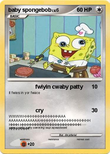 Pokemon baby spongebob