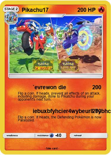 Pokemon Pikachu17