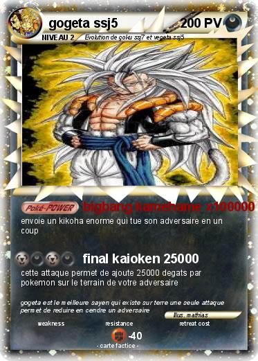 Pokemon gogeta ssj5