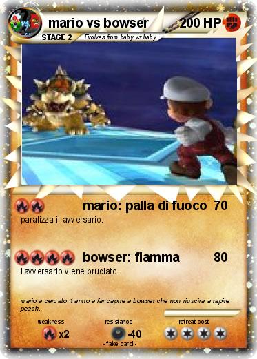 Pokemon mario vs bowser