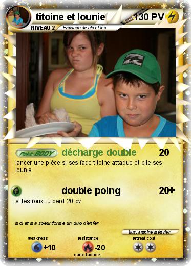 Pokemon titoine et lounie