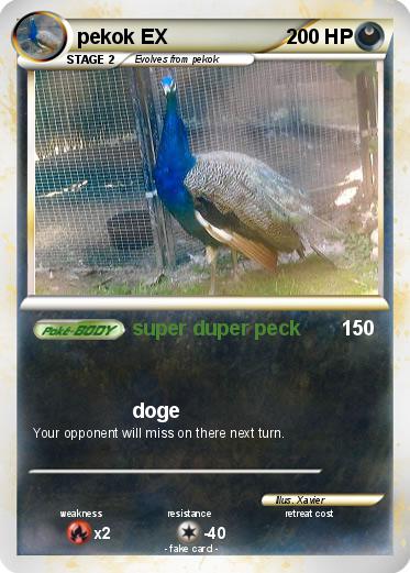 Pokemon pekok EX