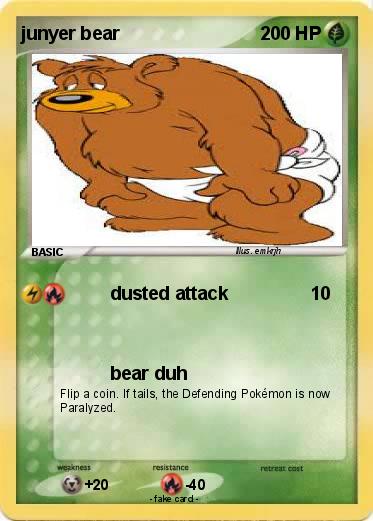 Pokemon junyer bear