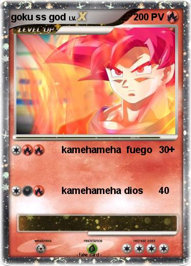 Pokemon goku ss god