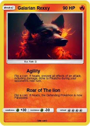Pokemon Galarian Rexxy