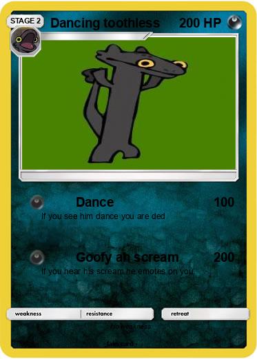 Pokemon Dancing toothless
