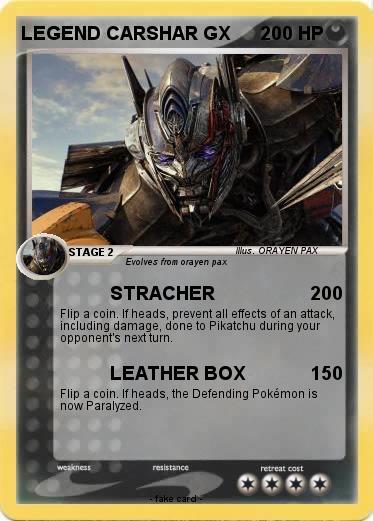 Pokemon LEGEND CARSHAR GX