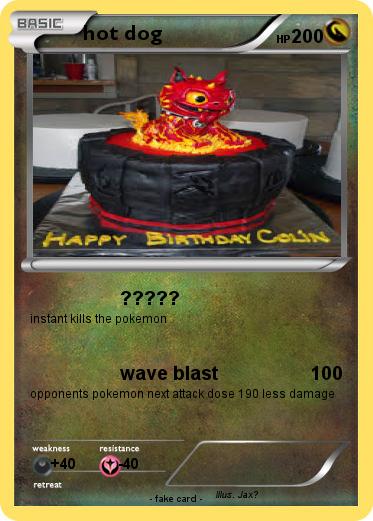 Pokemon hot dog
