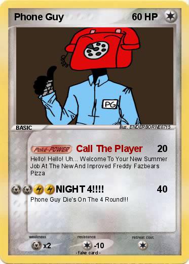 Pokemon Phone Guy