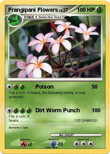 Pokemon Frangipani Flowers