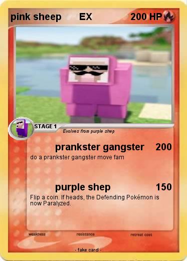 Pokemon pink sheep       EX