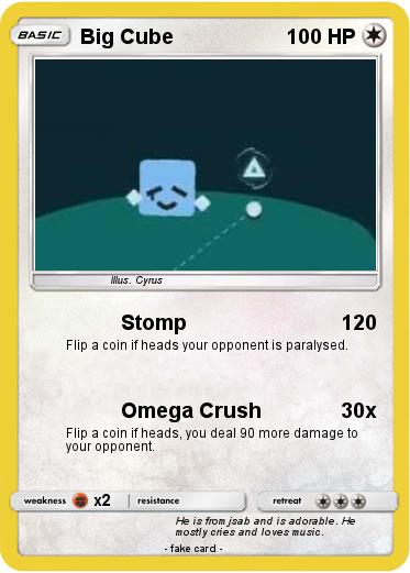 Pokemon Big Cube