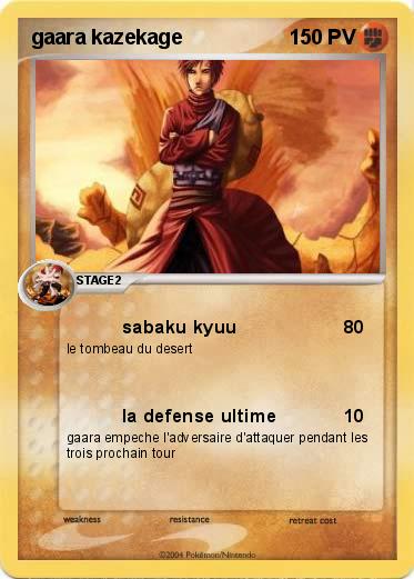 Pokemon gaara kazekage