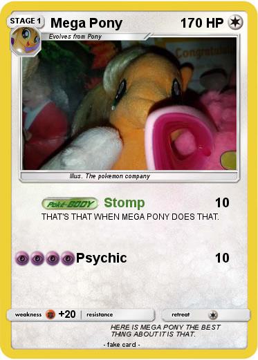 Pokemon Mega Pony