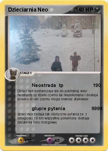 Pokemon Dzieciarnia Neo