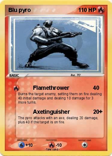 Pokemon Blu pyro