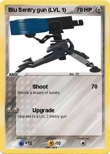 Pokemon Blu Sentry gun (LVL 1)