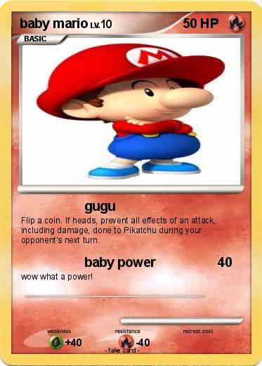 Pokemon baby mario