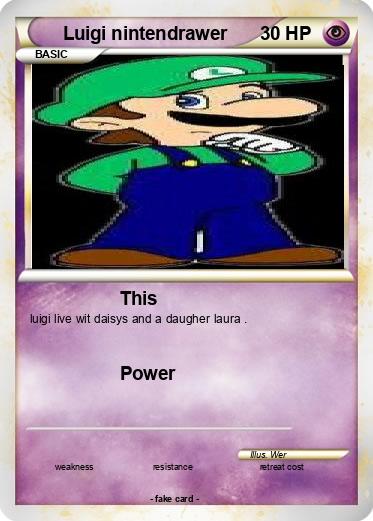 Pokemon Luigi nintendrawer