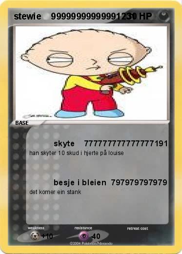 Pokemon stewie    99999999999991231