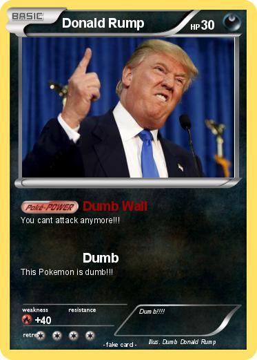 Pokemon Donald Rump