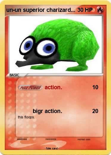 Pokemon un-un superior charizard...