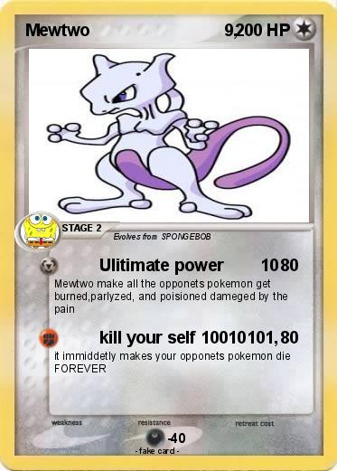 Pokemon Mewtwo                             9,