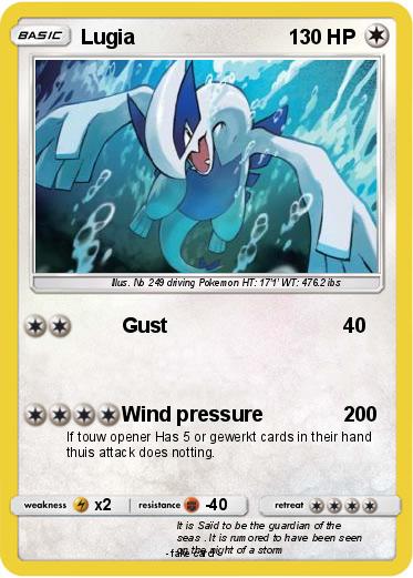 Pokemon Lugia