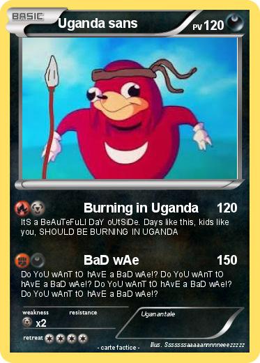 Pokemon Uganda sans