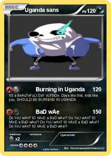 Pokemon Uganda sans