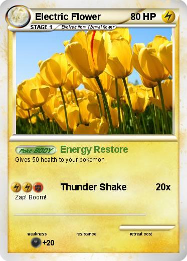 Pokemon Electric Flower