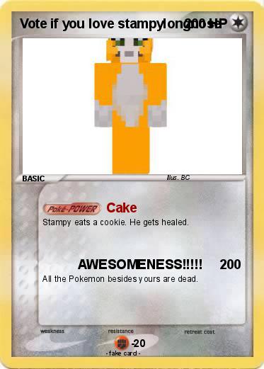 Pokemon Vote if you love stampylongnose