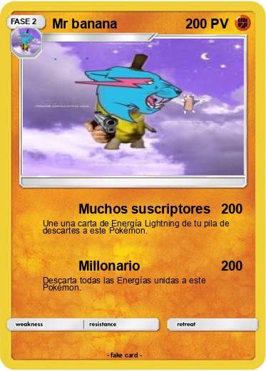 Pokemon Mr banana