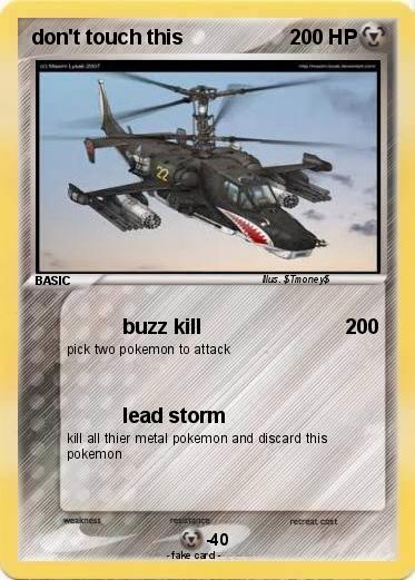 Pokemon don't touch this