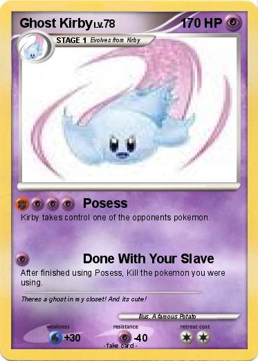 Pokemon Ghost Kirby