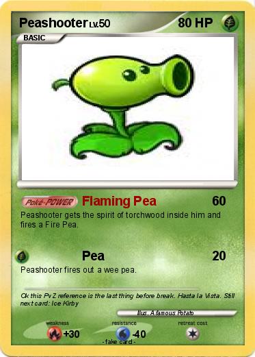 Pokemon Peashooter