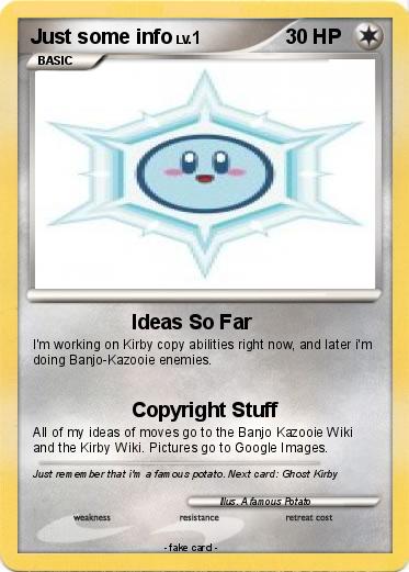 Pokemon Just some info