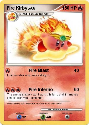 Pokemon Fire Kirby