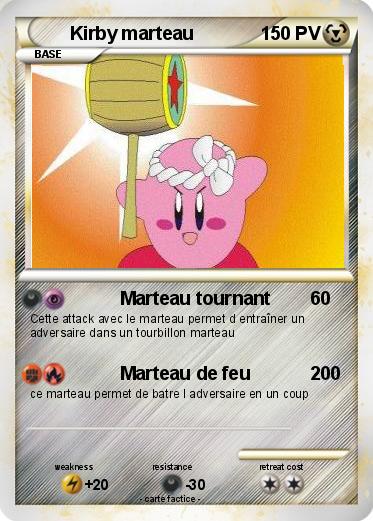 Pokemon Kirby marteau
