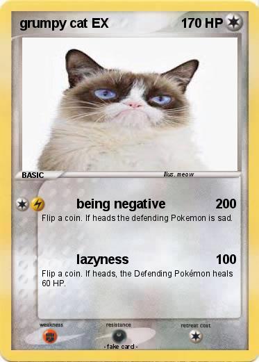 Pokemon grumpy cat EX
