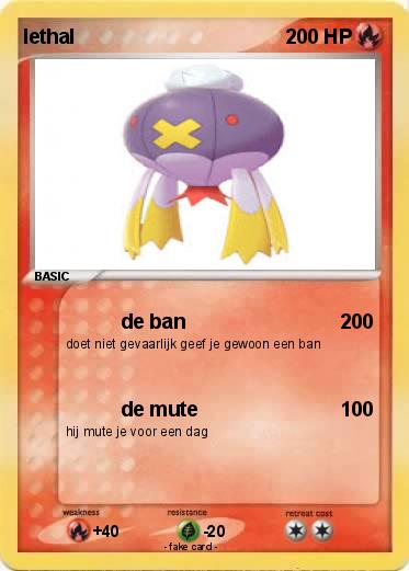 Pokemon lethal