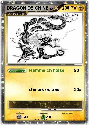 Pokemon DRAGON DE CHINE
