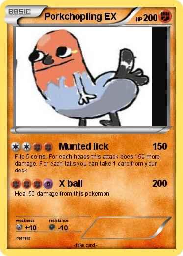 Pokemon Porkchopling EX