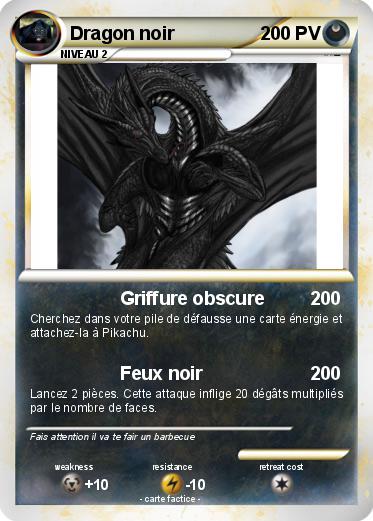 Pokemon Dragon noir