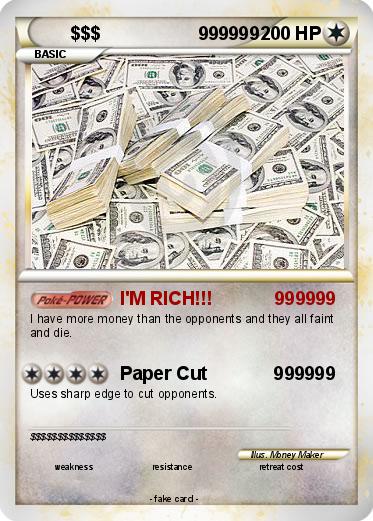 Pokemon $$$                   999999