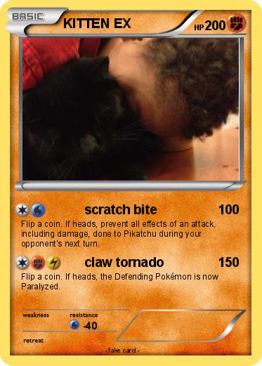Pokemon KITTEN EX