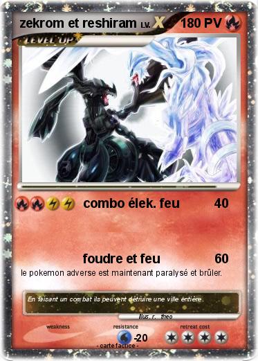 Pokemon zekrom et reshiram