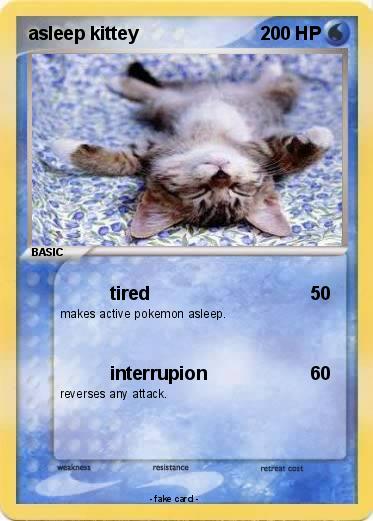 Pokemon asleep kittey