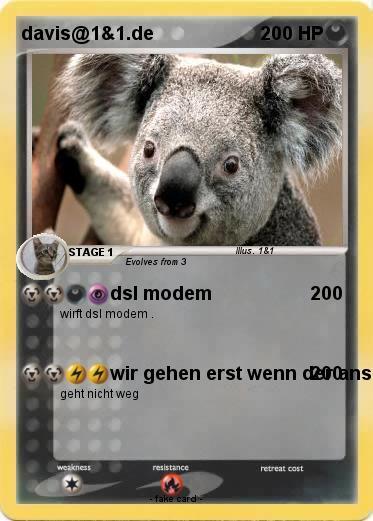 Pokemon davis@1&1.de