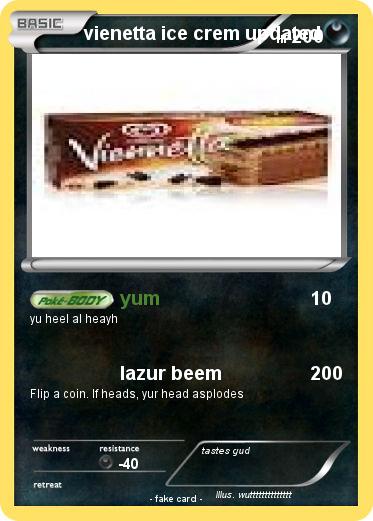 Pokemon vienetta ice crem updated